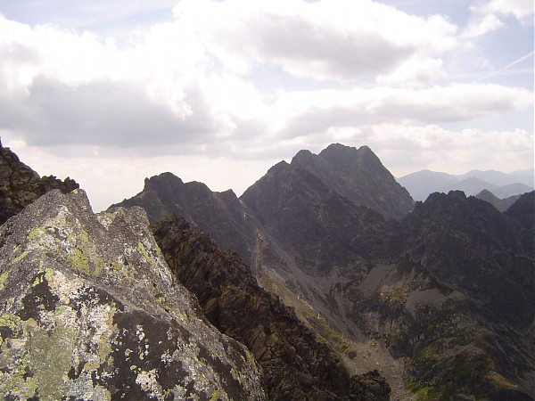 Widok z Granatów w kierunku Świnicy